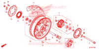 ROUE ARRIERE pour Honda CB 500 X de 2017