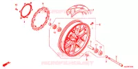 ROUE AVANT pour Honda CB 500 X de 2017