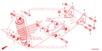 AMORTISSEUR ARRIERE pour Honda CB 500 X ABS de 2018