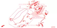 SELLE   POIGNEE ARRIERE pour Honda CB 500 X ABS de 2018