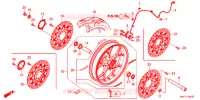 ROUE AVANT pour Honda CBR 1000 RR SP de 2018