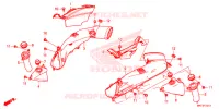 CONDUITE D'ADMISSION AIR   SOUPAPE pour Honda CBR 1000 RR SP1 de 2017