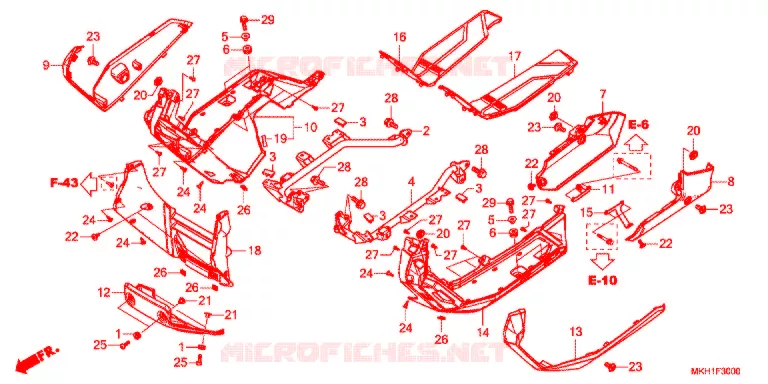 MARCHE PIEDS Honda MOTO 750 ADV 2018  ADV750LJ