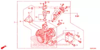 CORPS DE PAPILLON pour Honda CB 300 F CHROMOSPHERE RED de 2019