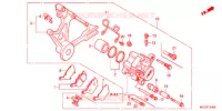 ETRIER DE FREIN ARRIERE pour Honda CB 400 SUPER FOUR DRIVING SCHOOL -YB- de 2000