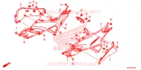 COUVERCLES LATERAUX pour Honda NC 700 X ABS DCT de 2017