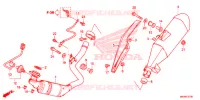 SILENCIEUX D'ECHAPPEMENT pour Honda NC 700 X ABS DCT de 2017
