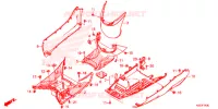 MARCHE PIEDS pour Honda SH 300 I ABS -3E- de 2018