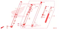 FOURCHE pour Honda REBEL 300 de 2017