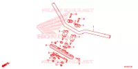 GUIDON   TE DE FOURCHE pour Honda REBEL 300 de 2017