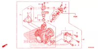 CORPS DE PAPILLON pour Honda REBEL 300 de 2017