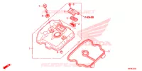 COUVRE CULASSE pour Honda REBEL 300 de 2017