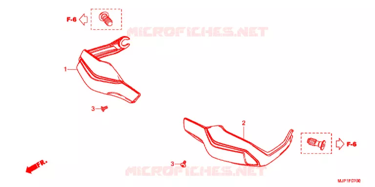 PROTEGES MAINS Honda MOTO 1000 AFRICA-TWIN 2017  CRF1000DH