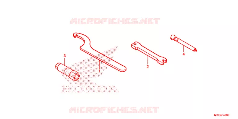 OUTIL Honda MOTO 450 CRF 2021  CRF450RXJ