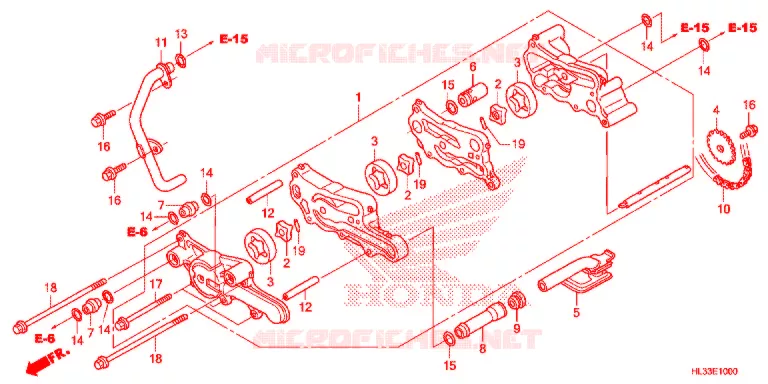 POMPE A HUILE Honda ATV 700 PIONEER 2017  SXS700M2PH