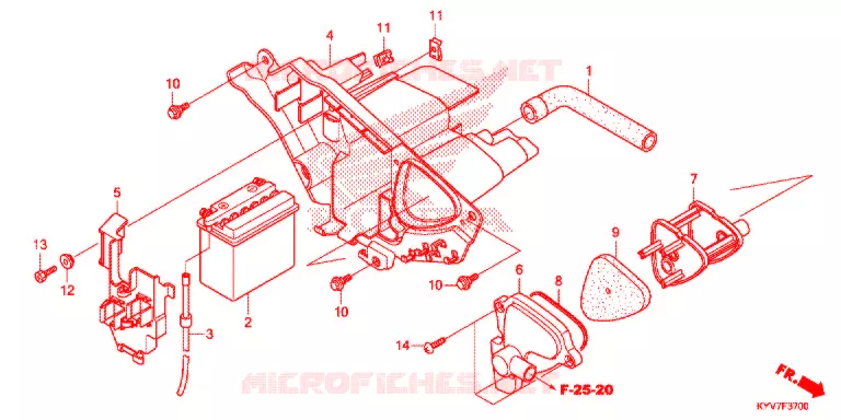 BATTERIE Honda MOTO 100 other-models 2017  NF1003WHH
