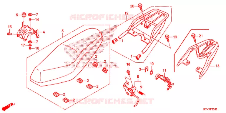 SELLE Honda MOTO 100 other-models 2017  NF1003WHH