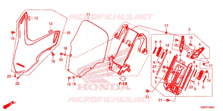 PARE BRISE Honda SCOOTER 300 FORZA 2019  NSS300AK