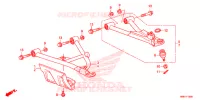 TRIANGLES AVANT pour Honda FOURTRAX 500 RUBICON AT DCT EPS de 2018