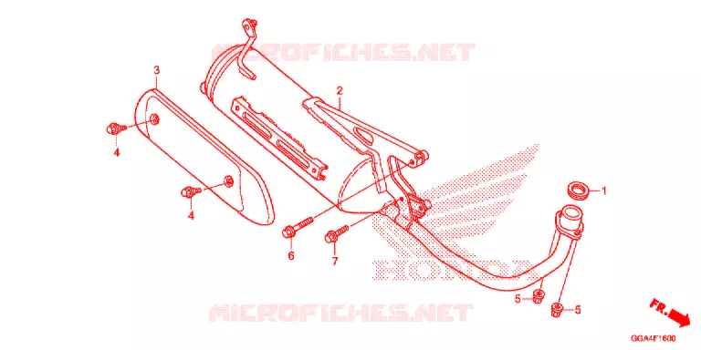 SILENCIEUX D'ECHAPPEMENT Honda SCOOTER 50 RUCKUS 2018  NPS50J_A