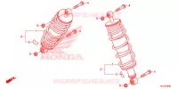 AMORTISSEUR ARRIERE (SXS1000M3/M3P/M5P/M5D) pour Honda PIONEER 1000 M5 DELUXE de 2018