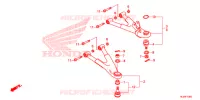 TRIANGLES AVANT pour Honda PIONEER 500 M2 de 2018