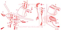 GUIDON pour Honda TRX 250 FOURTRAX RECON Electric Shift de 2019