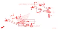 TRIANGLES AVANT pour Honda TRX 250 FOURTRAX RECON Electric Shift de 2019