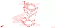 CYLINDRE pour Honda FOURTRAX 420 RANCHER 4X4 DCT EPS de 2018
