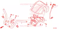 GUIDON pour Honda FOURTRAX 420 RANCHER 4X4 DCT EPS de 2018