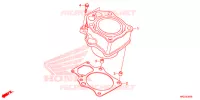 CYLINDRE pour Honda FOURTRAX 420 RANCHER 4X4 Manual Shift de 2018