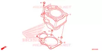 CYLINDRE pour Honda FOURTRAX 420 RANCHER 4X4 Manual Shift de 2018