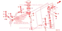 MAITRE CYLINDRE DE FREIN ARRIERE pour Honda FOURTRAX 680 RINCON CAMO de 2018