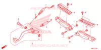 REPOSE PIED   PEDALE pour Honda FOURTRAX 680 RINCON CAMO de 2018