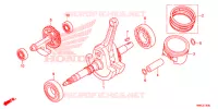 VILEBREQUIN   PISTON pour Honda FOURTRAX 680 RINCON RED de 2018
