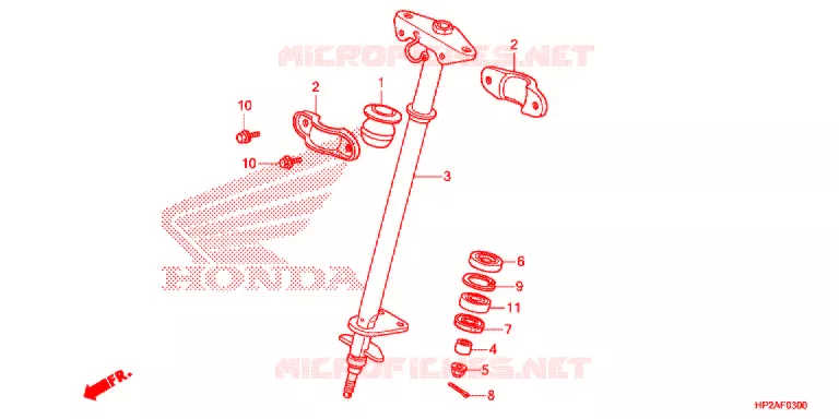 ARBRE DE DIRECTION Honda ATV 90 FOURTRAX 2018  TRX90XJ