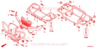 SUPPORT pour Honda FOURTRAX 500 FOREMAN 4X4 ES PS de 2018