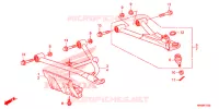 TRIANGLES AVANT pour Honda FOURTRAX 500 FOREMAN 4X4 ES PS de 2018