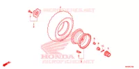ROUE ARRIERE pour Honda FOURTRAX 500 FOREMAN 4X4 ES PS de 2018