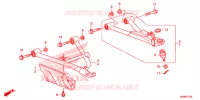 TRIANGLES AVANT pour Honda FOURTRAX 500 FOREMAN 4X4 ES PS de 2018