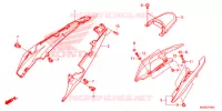 COUVERCLES LATERAUX pour Honda NC 700 ABS de 2013