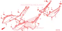 COUVERCLES LATERAUX pour Honda NC 700 ABS de 2013
