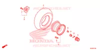 ROUE ARRIERE pour Honda FOURTRAX 500 FOREMAN BASE de 2018