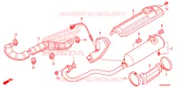 SILENCIEUX D'ECHAPPEMENT pour Honda FOURTRAX 500 FOREMAN BASE de 2018