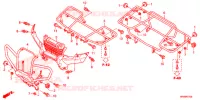SUPPORT pour Honda FOURTRAX 500 FOREMAN BASE de 2018