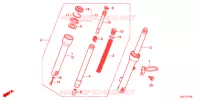 FOURCHE pour Honda BENLY 50 de 2022