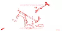 BEQUILLE   PEDALE KICK pour Honda DUNK 50 de 2018