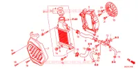 RADIATEUR pour Honda DUNK 50 de 2018