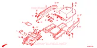 PORTE BAGAGES (MW1101WHG/J) pour Honda BENLY 110 POST OFFICE de 2018