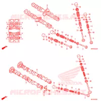 ARBRE A CAMES   SOUPAPE pour Honda CB 400 SUPER BOL D\'OR ABS E Packagge RED de 2018